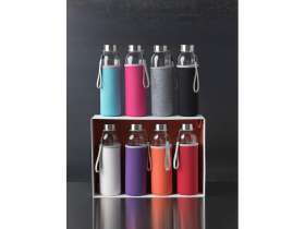 Спортивная бутылка Bodhi из стекла объемом 500 мл, cиний №4