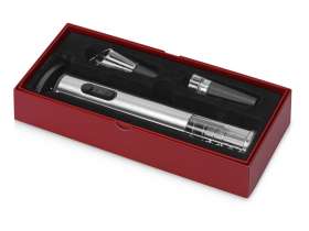 Набор винных аксессуаров с электрическим штопором из стали, на батарейках №2