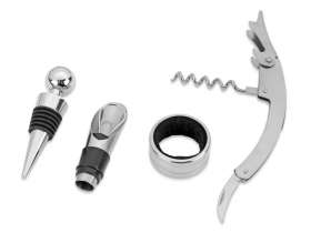 Набор аксессуаров для вина Fabrizio, черный №10