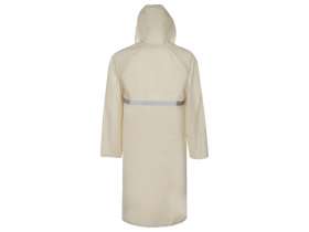 Длинный дождевик Lanai  из полиэстера со светоотражающей тесьмой, молочный №10