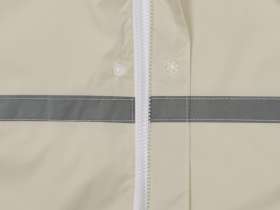 Длинный дождевик Lanai  из полиэстера со светоотражающей тесьмой, молочный №4