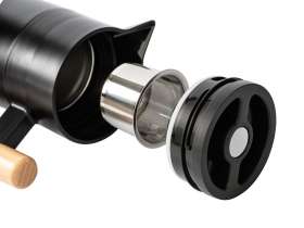 Вакуумный термокувшин Arctic с ситечком, 1200мл, черный №9