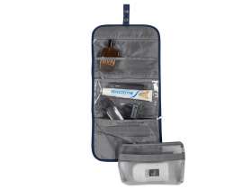 Несессер для путешествий со съемной косметичкой Flat, темно-синий №6