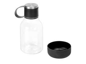 Бутылка для воды 2-в-1 Dog Bowl Bottle со съемной миской для питомцев, 1500 мл, черный №3