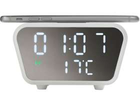 Настольные часы с функцией беспроводной зарядки Wake, 10 Вт №8