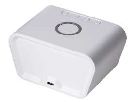 Настольные часы с функцией беспроводной зарядки Wake, 10 Вт №5