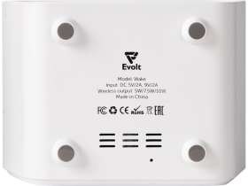 Настольные часы с функцией беспроводной зарядки Wake, 10 Вт №3