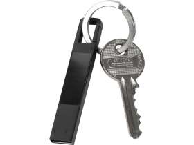 USB 2.0- флешка на 32 Гб c подсветкой логотипа Hook LED, темно-серый, синяя подсветка №7