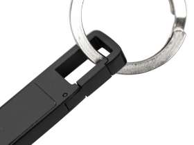 USB 2.0- флешка на 32 Гб c подсветкой логотипа Hook LED, темно-серый, белая подсветка №6