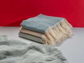 Плед Hild, бежевый №4