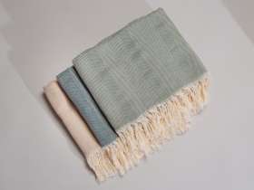 Плед Hild, бежевый №3