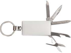 Квадратный мини-мультитул, серебристый №3