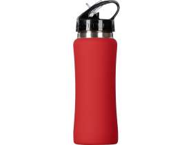 Бутылка для воды Bottle C1, сталь, soft touch, 600 мл, красный №5