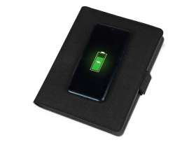 Органайзер с беспроводной зарядкой 5000 mAh Powernote, темно-серый (P) №16