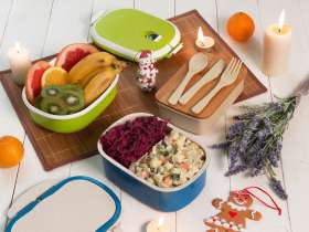 Ланчбокс Lunch с крышкой, бежевый (P) №11