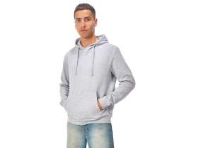 Толстовка унисекс Stream с капюшоном, серый меланж №13