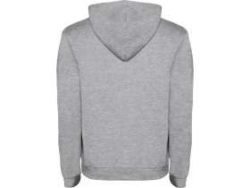 Толстовка с капюшоном Urban мужская, серый меланж/черный №2