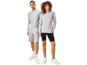 Свитшот Warsaw 220гр, унисекс, серый меланж №9