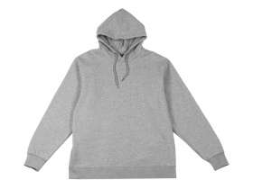 Толстовка с капюшоном Lisbon унисекс, серый меланж №8