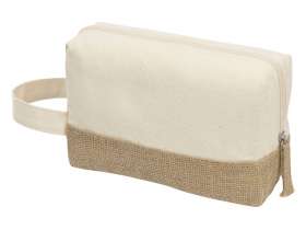 Косметичка Jute с ручкой из хлопка и джута, натуральный №2