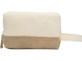 Косметичка Jute с ручкой из хлопка и джута, натуральный №4