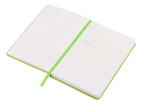 Бизнес-блокнот C2 софт-тач, твердая обложка, 128 листов, зеленое яблоко №3