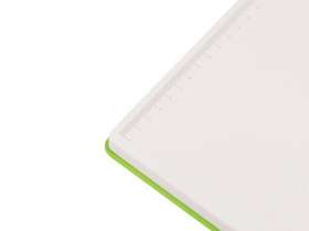 Бизнес-блокнот C2 софт-тач, твердая обложка, 128 листов, зеленое яблоко №5