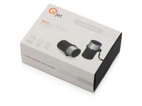 Портативные парные колонки Qjet TWS Mates с черными кольцами №6