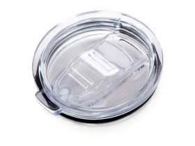 Кружка стальная Alaska с крышкой слайдером, powder coating, белый №6