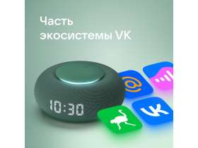 Умная колонка VK Капсула Мини с голосовым помощником Марусей, хвойный зеленый №8