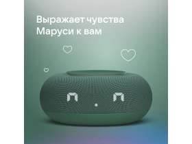 Умная колонка VK Капсула Мини с голосовым помощником Марусей, хвойный зеленый №14