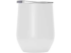 Вакуумная термокружка Sense, непротекаемая крышка, крафтовая упаковка, белый №3