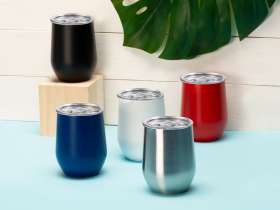 Вакуумная термокружка Sense, непротекаемая крышка, крафтовая упаковка, красный №4