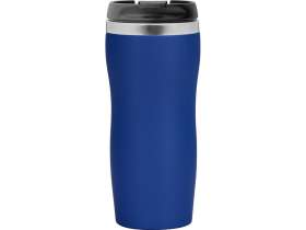 Термокружка Double wall mug C1, soft touch, 350 мл, синий №3