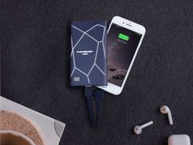 Портативное зарядное устройство XOOPAR GEO, мокрый асфальт №7