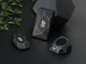 Портативное зарядное устройство XOOPAR GEO, мокрый асфальт №17