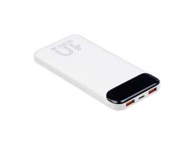 RIVACASE VA2540 (10 000mAh), QC/PD 20W внешний аккумулятор с дисплеем, белый 12/48 №7
