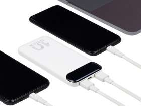 RIVACASE VA2540 (10 000mAh), QC/PD 20W внешний аккумулятор с дисплеем, белый 12/48 №2