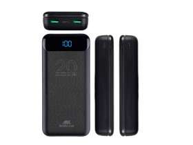 RIVACASE VA2582 (20 000mAh), QC/PD 22.5W внешний аккумулятор с дисплеем, черный /24 №9