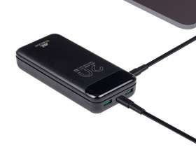RIVACASE VA2582 (20 000mAh), QC/PD 22.5W внешний аккумулятор с дисплеем, черный /24 №3