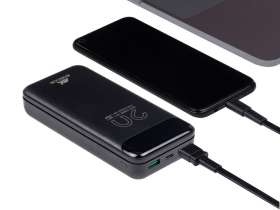 RIVACASE VA2582 (20 000mAh), QC/PD 22.5W внешний аккумулятор с дисплеем, черный /24 №14