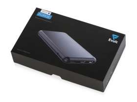 Внешний аккумулятор Forge, Evolt, металл, 10000mah, синий №6