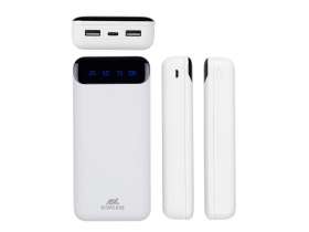 RIVACASE VA2280 (20000mAh) с дисплеем, белый, внешний аккумулятор /24 №15