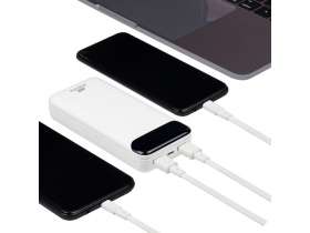 RIVACASE VA2280 (20000mAh) с дисплеем, белый, внешний аккумулятор /24 №9