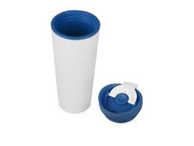 Термокружка Brite 500мл, белый/синий №2