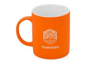 Кружка с покрытием soft-touch Barrel of a Gum, оранжевый №3