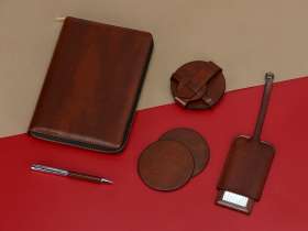 Набор костеров Fabrizio из PU, 4 шт, черный №7