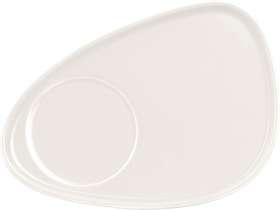 Чайная пара Brighton : блюдце овальное, чашка, коробка, белый №3