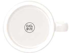 Чайная пара Brighton : блюдце овальное, чашка, коробка, белый №4