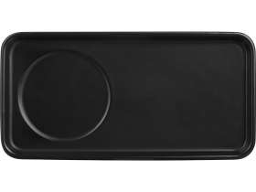 Чайная пара Bristol: блюдце прямоугольное, чашка, коробка, черный №2